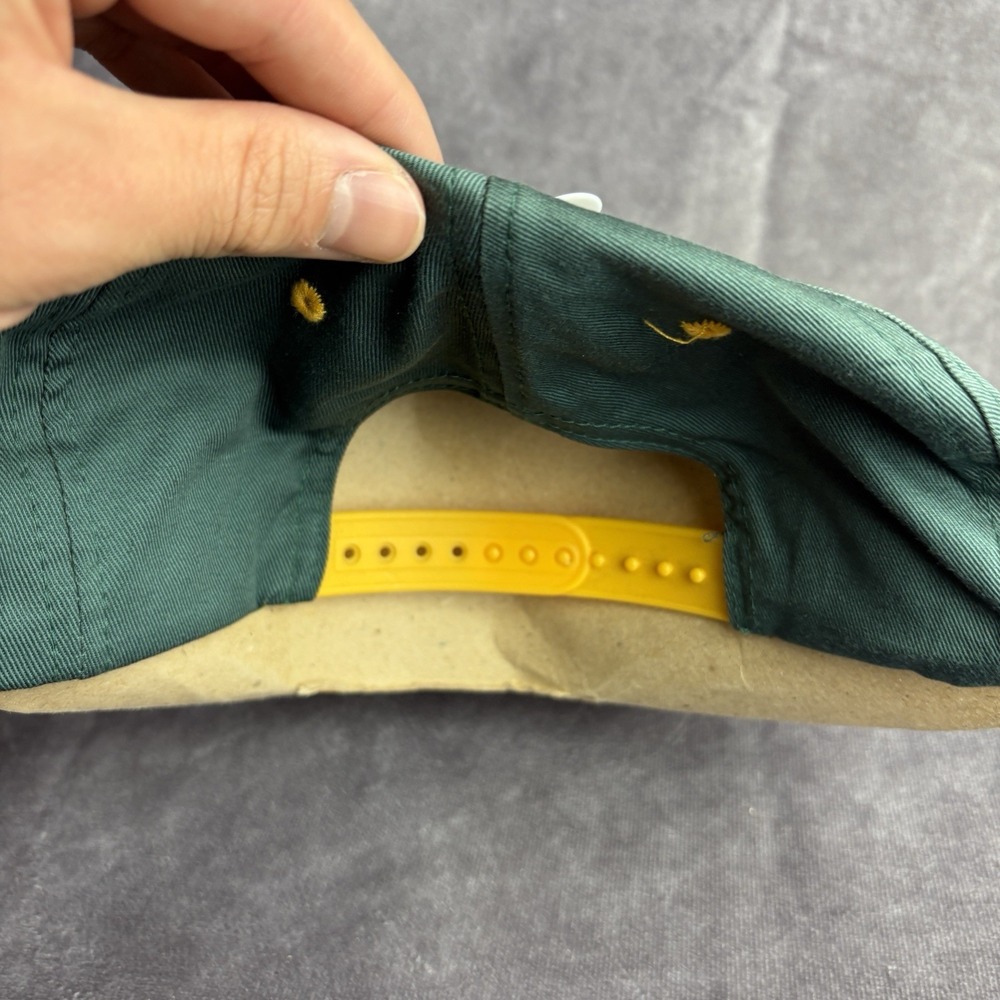 Green Bay Packers Vintage Hat SnapBack Green Yellow‎ Football NFL NEW - Picture 6 of 8